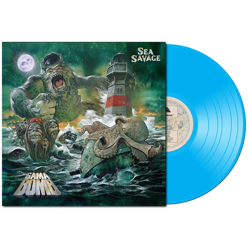 GAMA BOMB SEA SAVAGE LIMITED EDITION LP - SEA BLUE