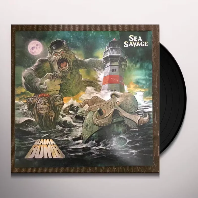 GAMA BOMB SEA SAVAGE LP - BLACK/WHITE
