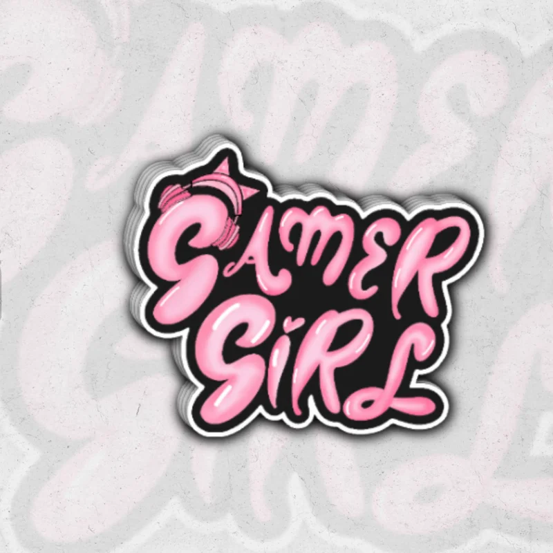Gamer girl (Sk Exclusive) - glossy vinyl sticker