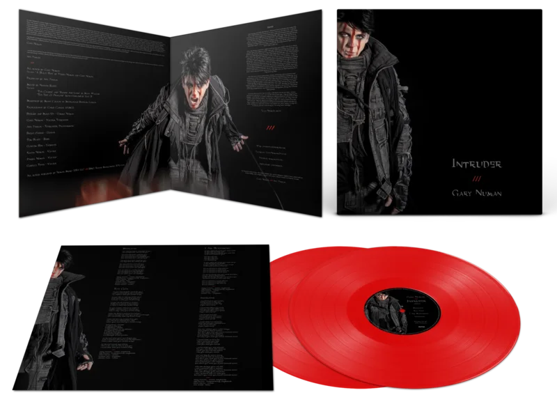 GARY NUMAN 'INTRUDER' 2LP - RED