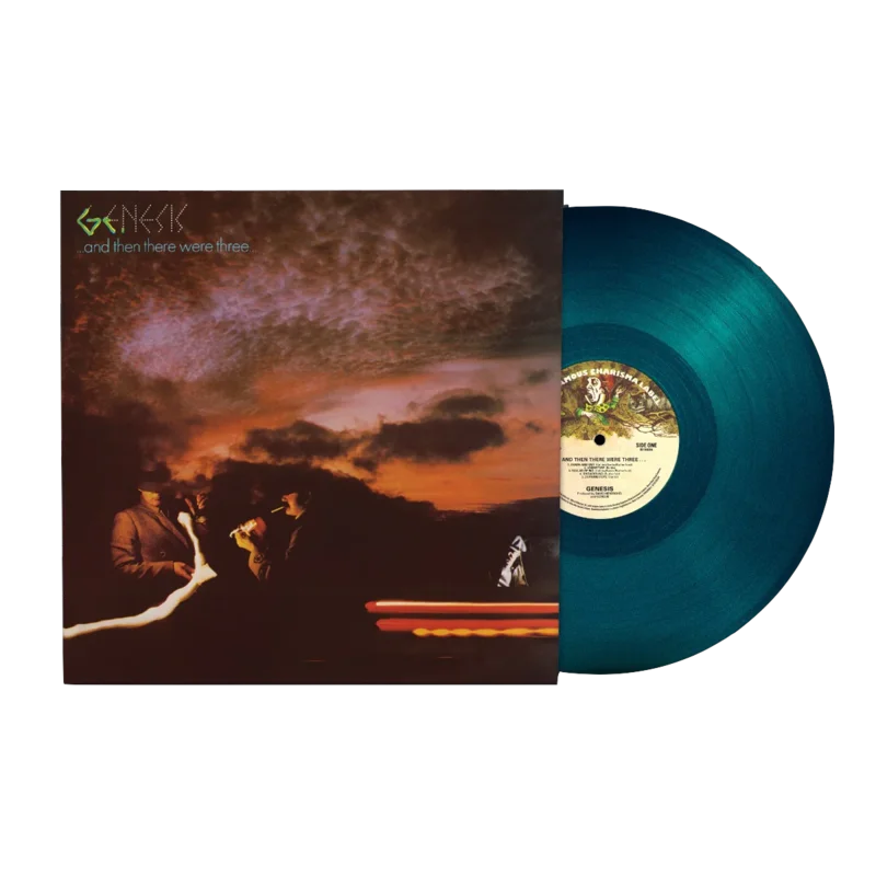 GENESIS - AND THEN THERE WERE THREE - BLUE COLOR - VINYL LP