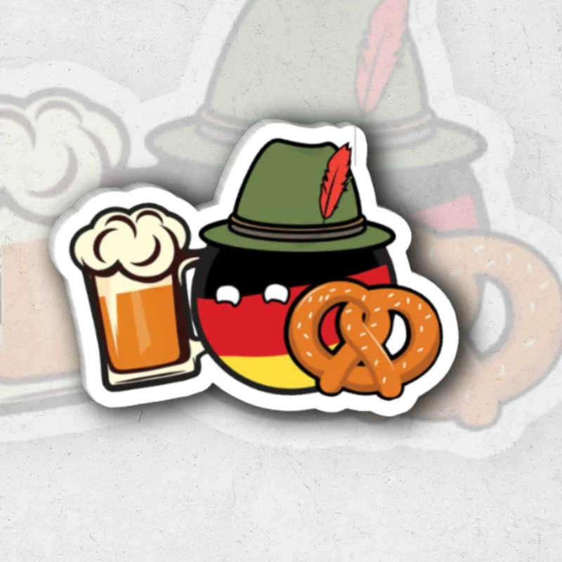 German (Sk exclusive) - glossy vinyl sticker