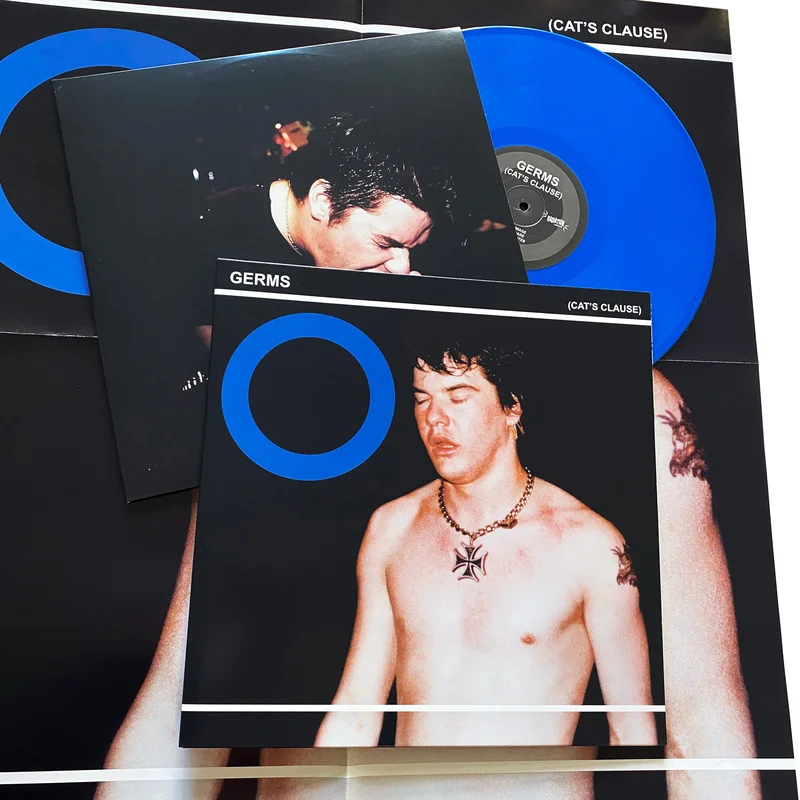 Germs: Cat's Clause 12" blue vinyl