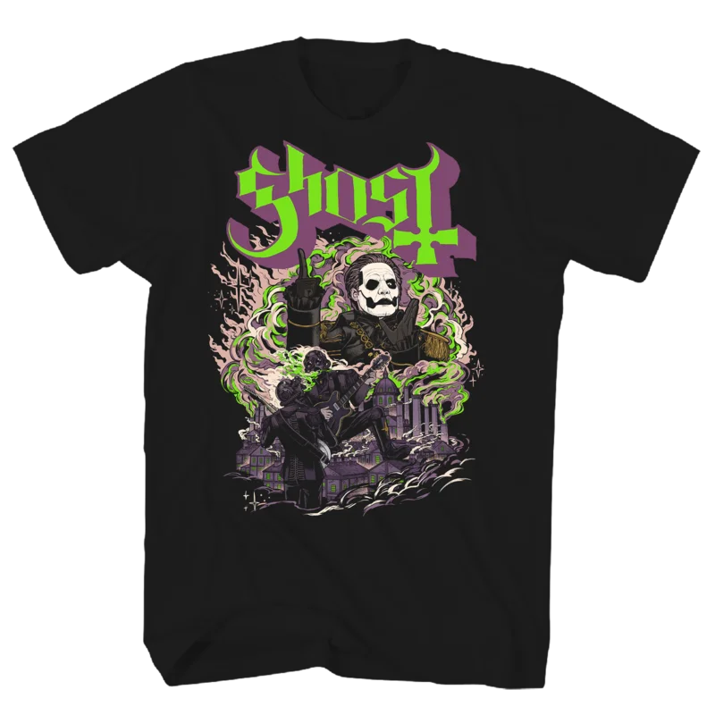 GHOST FOG BLACK T-SHIRT/S BLACK