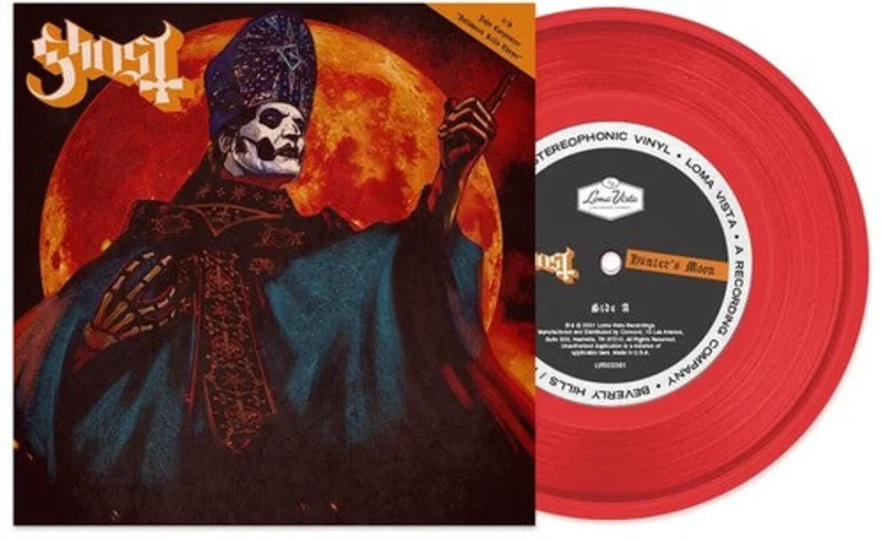 GHOST 'HUNTER'S MOON' 7" - BLOOD RED