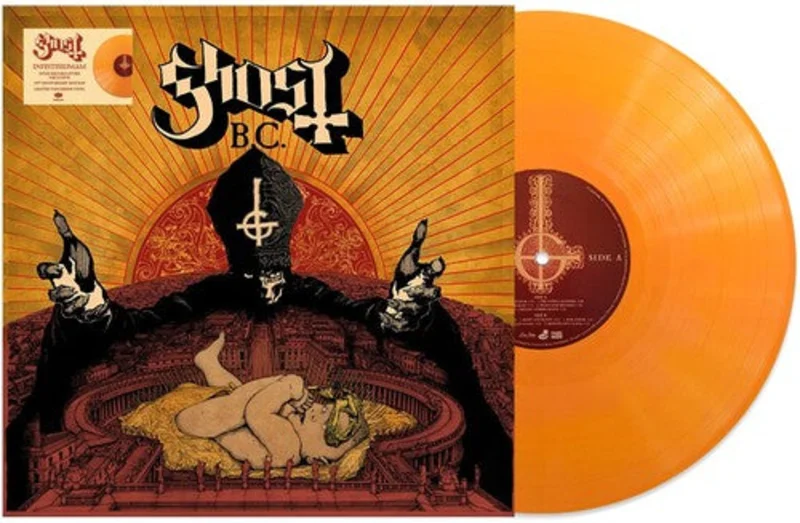 GHOST 'INFESTISSUMAN' 10TH ANNIVERSARY LP - TANGERINE