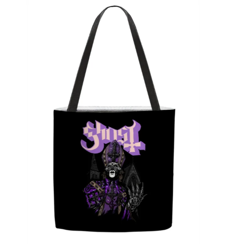 GHOST - 'PAPA V PERPETUA PURPLE' - TOTE BAG