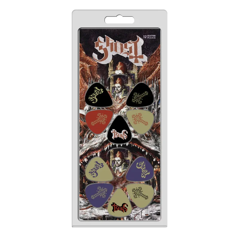 GHOST 'PREQUELLE' GUITAR PICKS - 12 PACK