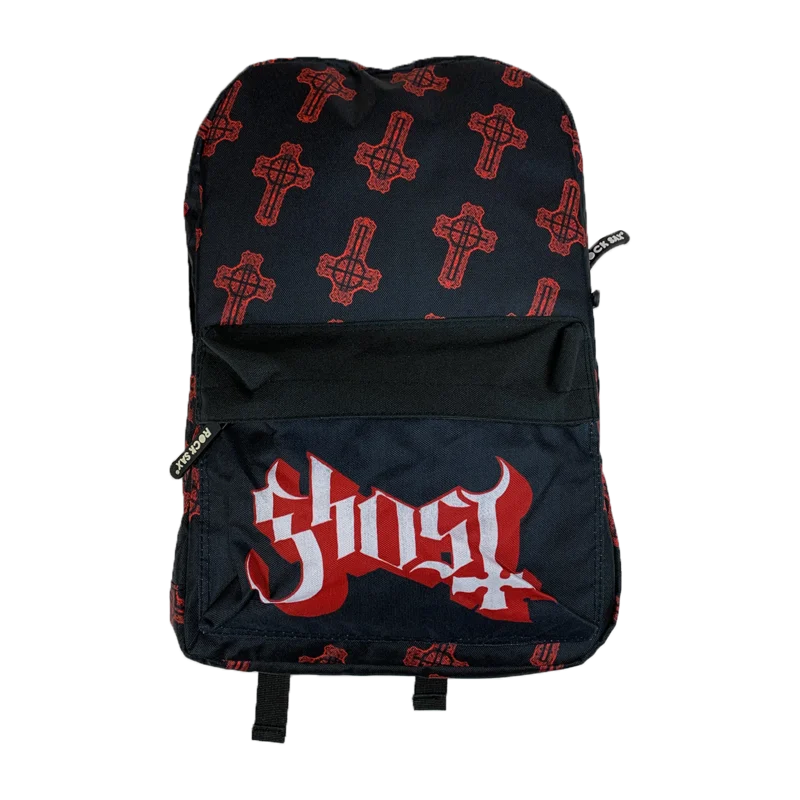 GHOST - 'RED LOGO' - BACKPACK