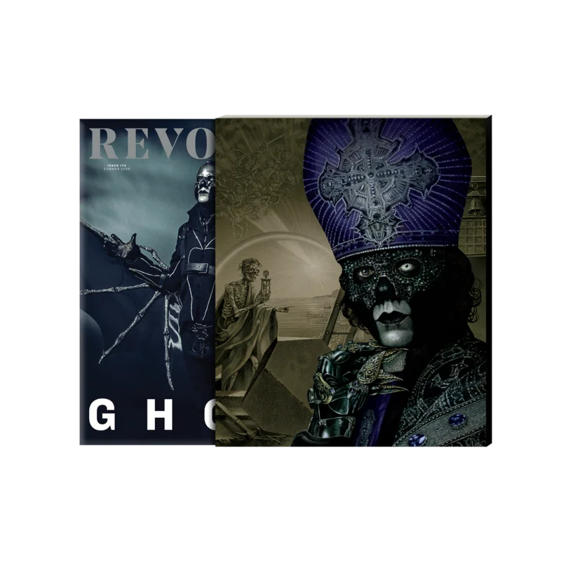 GHOST x REVOLVER "PAPA V ILLUSTRATED BY MARALD VAN HAASTEREN" ALTERNATE COVER SUMMER 2025 ISSUE IN NUMBERED SLIPCASE