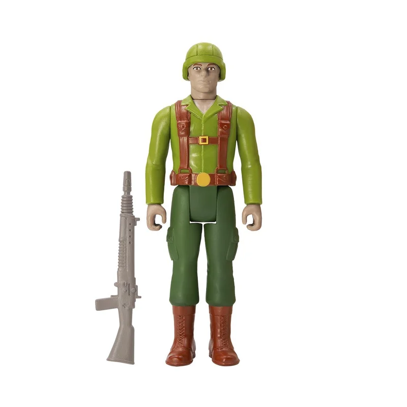 GI JOE REACTION FIGURE - WAVE 1 GREENSHIRT - TAN