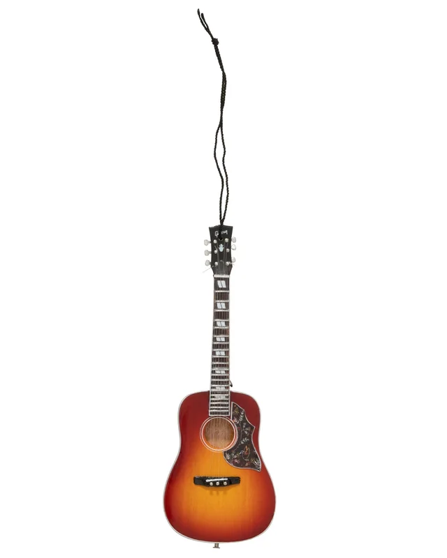 GIBSON - HUMMINGBIRD VINTAGE CHERRY SUNBURST 6" ORNAMENT