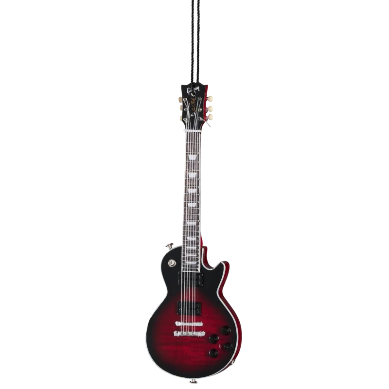GIBSON - LES PAUL STANDARD SLASH VERMILLION BURST - 6" MINI GUITAR ORNAMENT