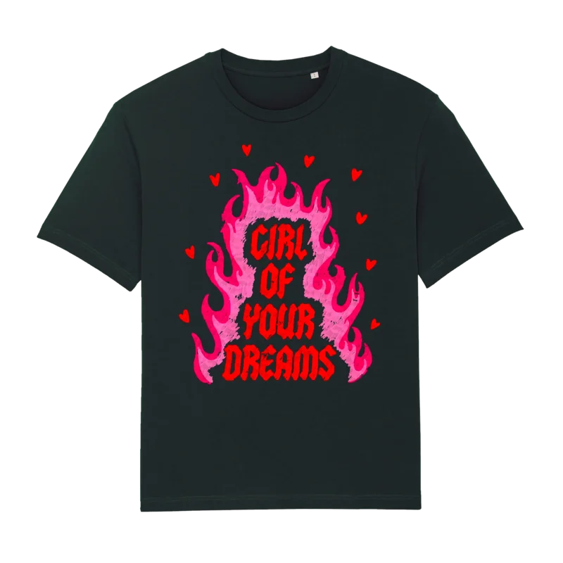 Girl Of Your Dreams Tee: Black