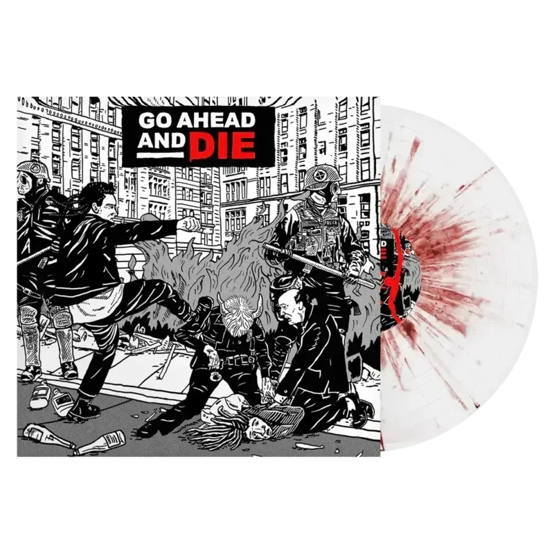 GO AHEAD AND DIE 'GO AHEAD AND DIE' LP - EXCLUSIVE - LTD. 300 - RED SPLATTER