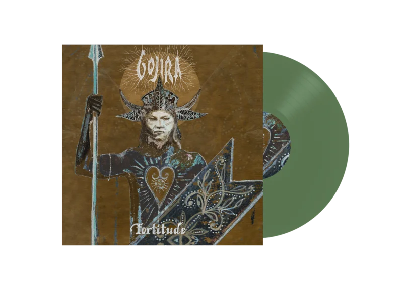 GOJIRA 'FORTITUDE' LP - EXCLUSIVE - LTD. 666 - OPAQUE OLIVE GREEN