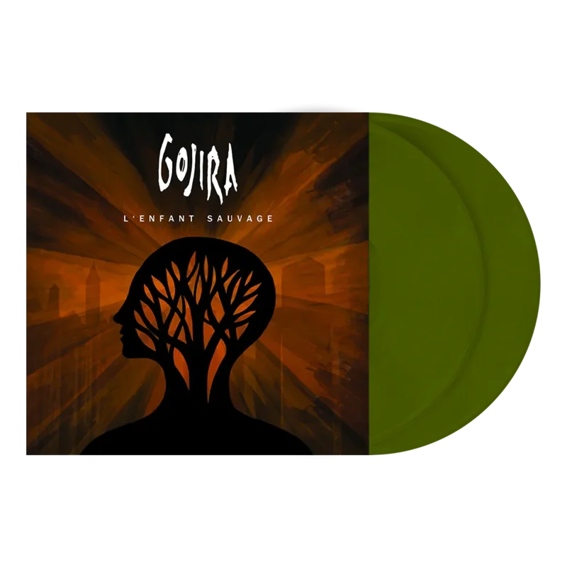 GOJIRA 'L'ENFANT SAUVAGE' 2LP - FOREST GREEN