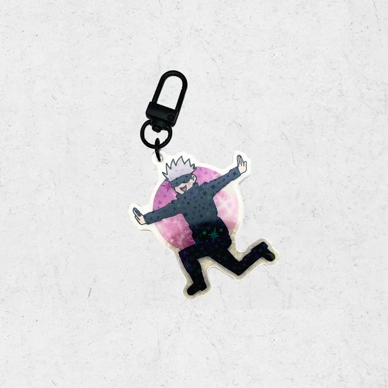 Gojo Satoru - (SK exclusive) sparkle acrylic keychain