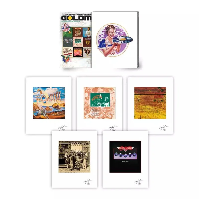GOLDMINE MAGAZINE: ERNIE CEFALU'S MUSIC ART  FEB/MAR 2023 BUNDLE W/ 5 HAND-SIGNED/NUMBERED ERNIE CEFALU ART PRINTS