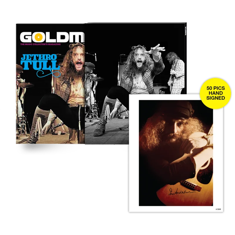 GOLDMINE MAGAZINE: SUMMER 2023 ISSUE ALT COVER FEATURING JETHRO TULL HAND-NUMBERED SLIPCASE + 8"x10" PHOTO PRINT