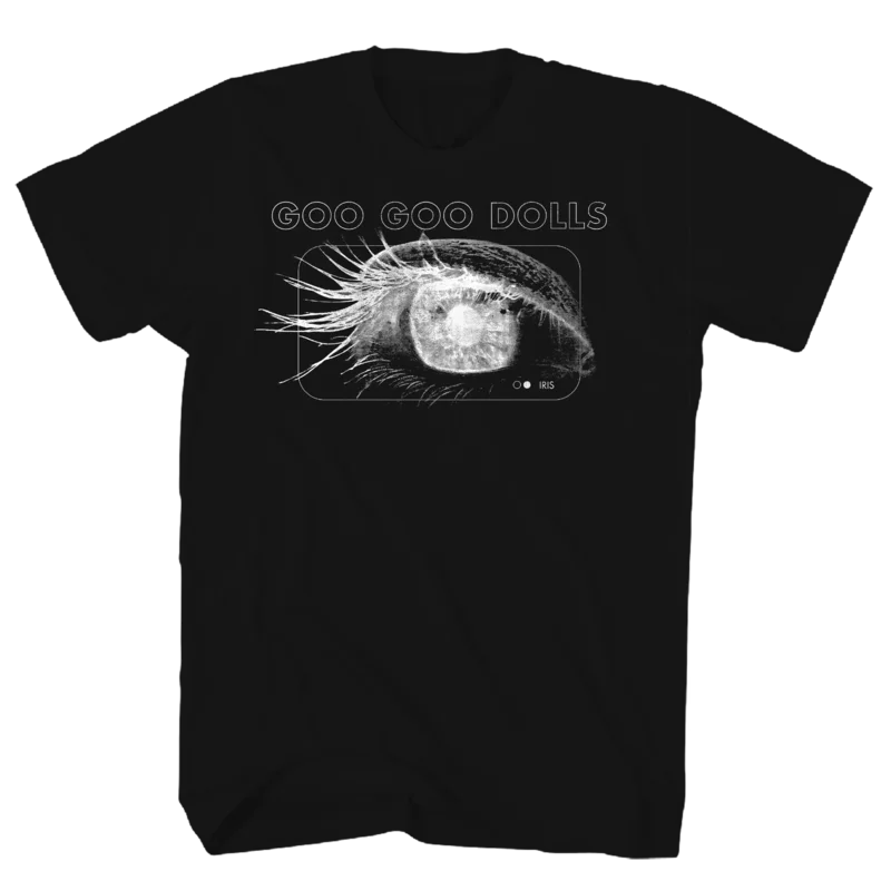 GOO GOO DOLLS EYE IRIS BLACK T-SHIRT BLACK