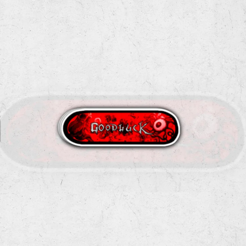Goodluck (euphoria) -  glossy vinyl sticker