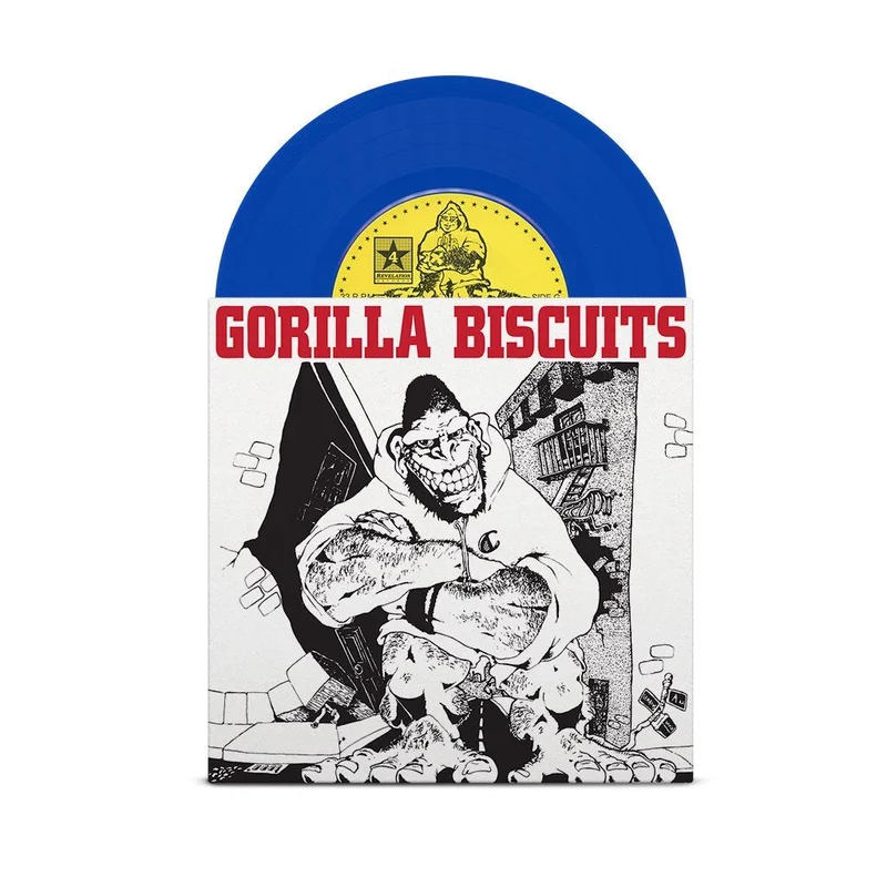 GORILLA BISCUITS 'S/T' 7" EP - BLUE