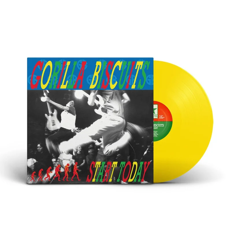 GORILLA BISCUITS 'START TODAY' LP - YELLOW