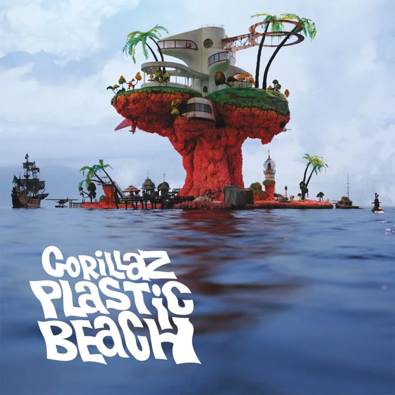 GORILLAZ - PLASTIC BEACH - 2-LP - VINYL LP