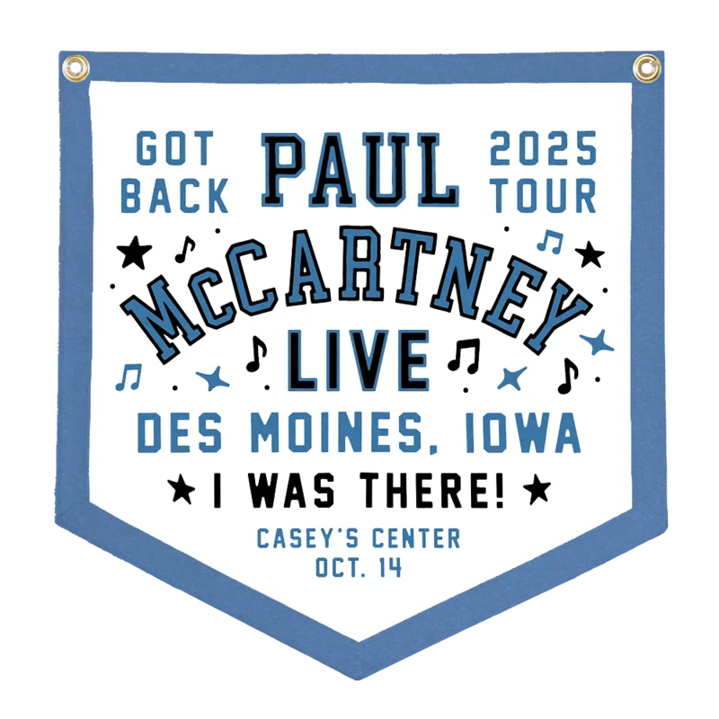 Got Back 2025 Des Moines Event Camp Flag