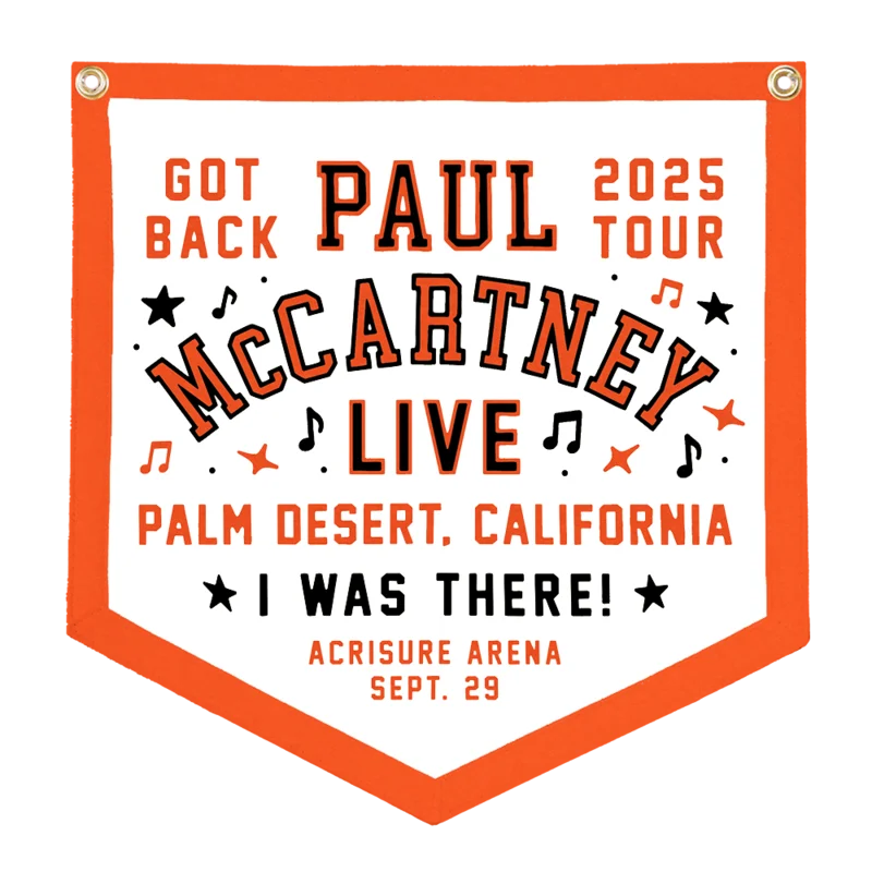 Got Back 2025 Palm Desert Event Camp Flag