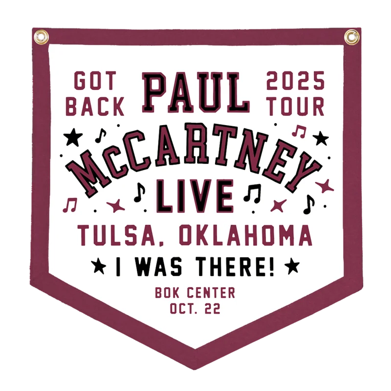 Got Back 2025 Tulsa Event Camp Flag