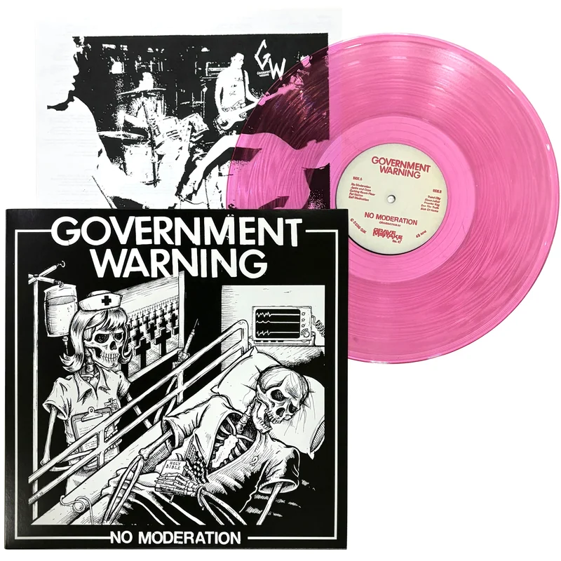 Government Warning: No Moderation 12" (Pink Vinyl)