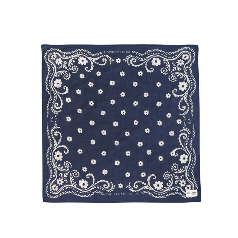 Gracie x Oddli Navy Bandana