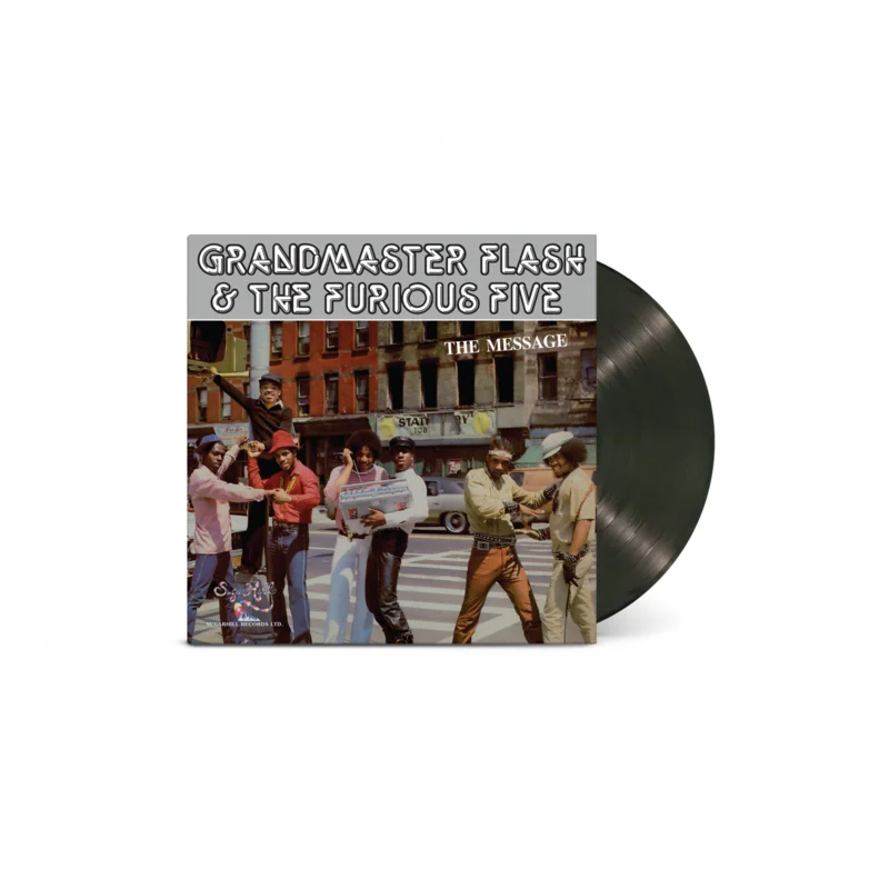 GRANDMASTER FLASH & THE FURIOUS FIVE - THE MESSAGE -  LIMITED EDITION - BRONX ICE COLOR - VINYL LP