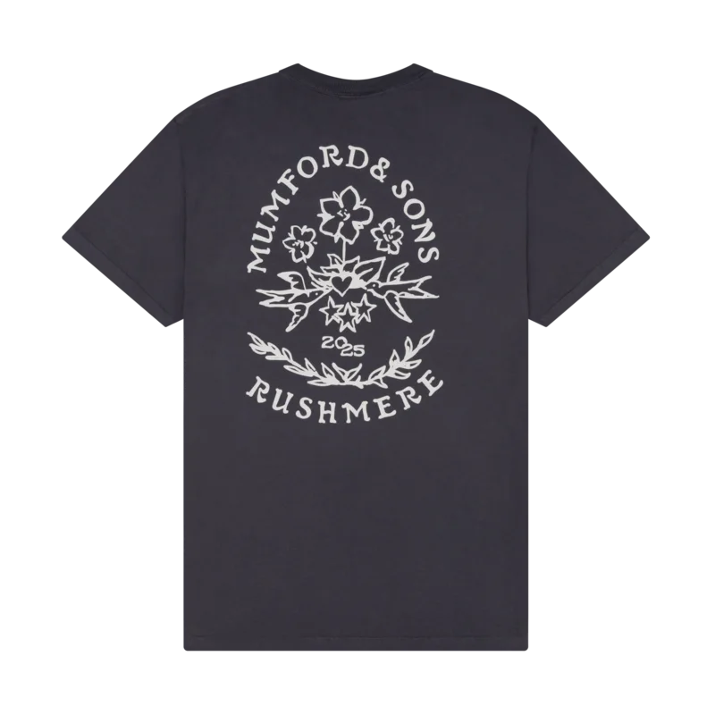 Graphite Stamp Print T-Shirt