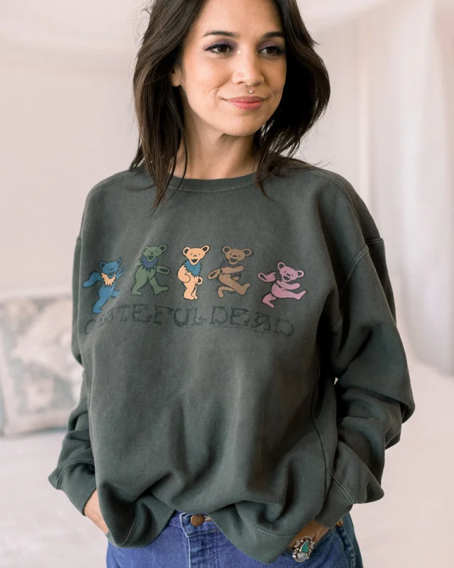 GRATEFUL DEAD - BACKSTAGE BEARS SWEATSHIRT Black