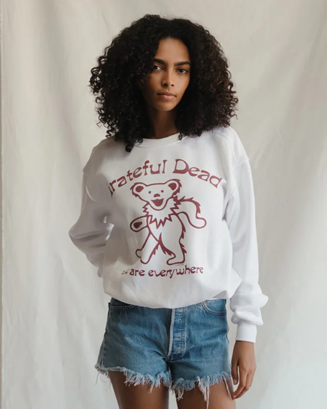 GRATEFUL DEAD - EVERYWHERE SWEATSHIRT Vintage White