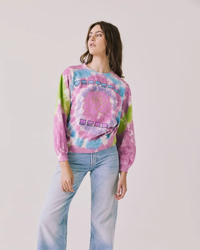 GRATEFUL DEAD - ROSE LOGO LONG SLEEVE SHIRT