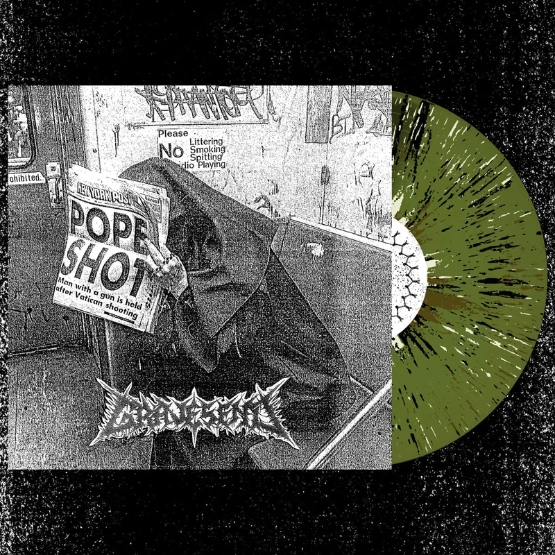 GRAVESEND 'METHODS OF HUMAN DISPOSAL' LP - SWAMP GREEN/BLACK/BONE/BROWN/SPLATTER