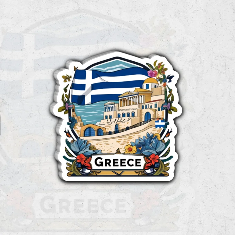 Greece Country (SK Exclusive)- glossy vinyl sticker