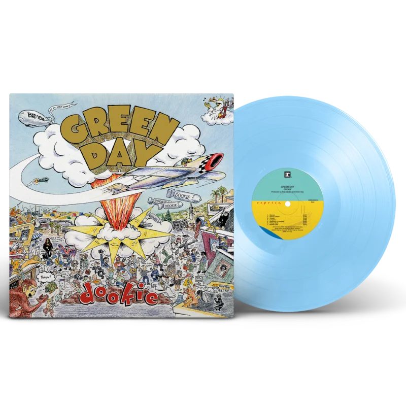 GREEN DAY - DOOKIE - LIMITED 30TH ANNIVERSARY EDITION - BABY BLUE COLOR - VINYL LP