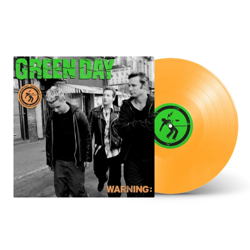 GREEN DAY - WARNING - 25TH ANNIVERSARY EDITION - ORANGE COLOR - VINYL LP