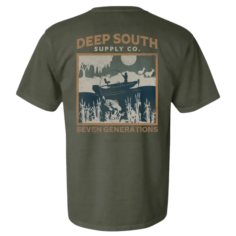 Green Deep South Supply Co Tee
