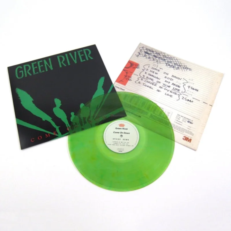 GREEN RIVER 'COME ON DOWN' LP - LIME GREEN