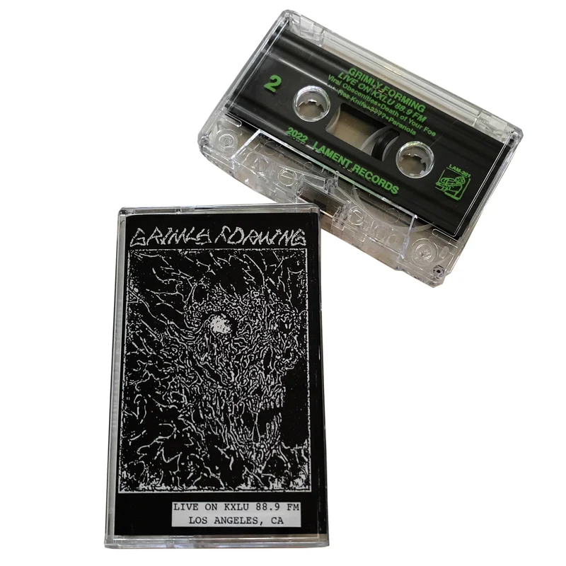 Grimly Forming: Live on KXLU 88.9 FM cassette