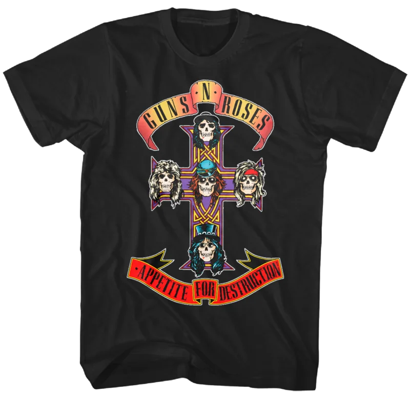 GUNS N ROSES AFD JUMBO LOGO black