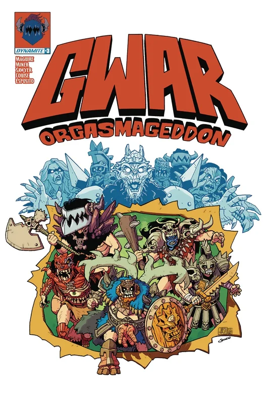 GWAR ORGASMAGEDDON #3 (OF 4) (COVER A SAWYER) COMIC BOOK