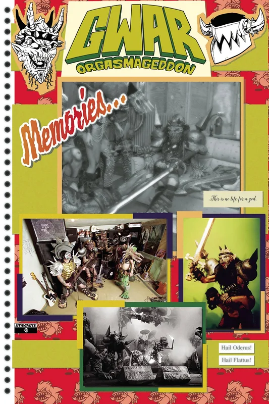 GWAR ORGASMAGEDDON #3 (OF 4) (COVER C SCRAPBOOK) COMIC BOOK