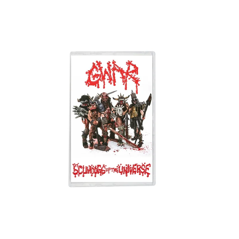 GWAR SCUMDOGS OF THE UNIVERSE' 30TH ANNIVERSARY CASSETTE